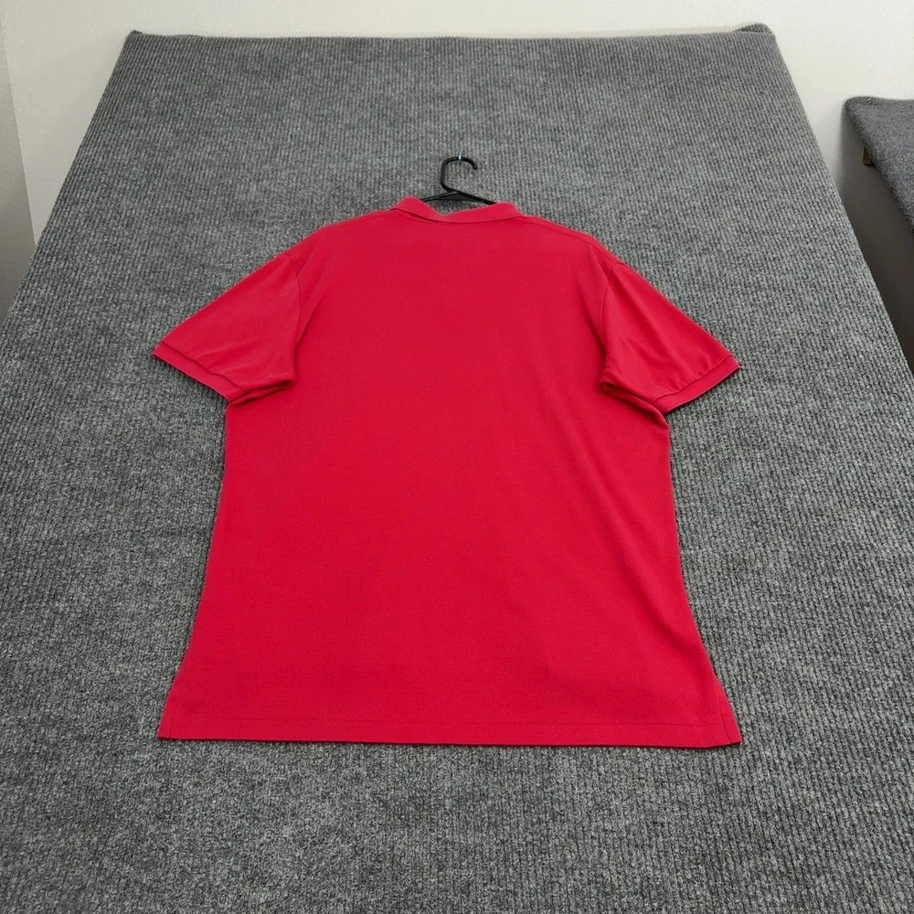Polo Ralph Lauren Polo Shirt Mens L Red Cotton Short Sleeve Classic Preppy
